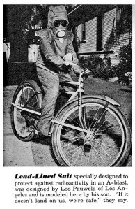 lead lined radiation suit